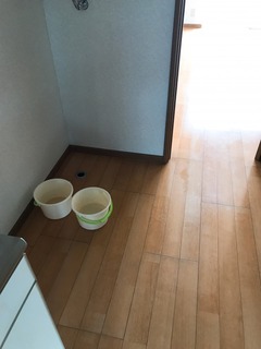 応急処置のバケツ